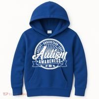 Accept Understand Love  Autism Awareness Logo Kids Hoodie thumb 0