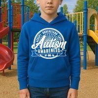 Accept Understand Love  Autism Awareness Logo Kids Hoodie thumb 2