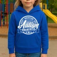 Accept Understand Love  Autism Awareness Logo Kids Hoodie thumb 3