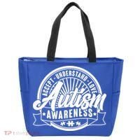 Accept Understand Love  Autism Awareness Logo Tote Bag thumb 0