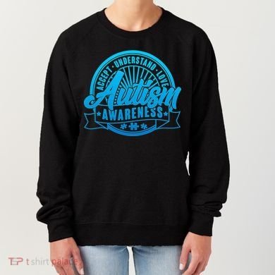 Accept Understand Love  Autism Blue Imprint Women's Sweatshirt