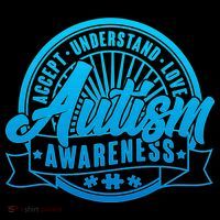 Accept Understand Love  Autism Blue Imprint Backpack thumb 2