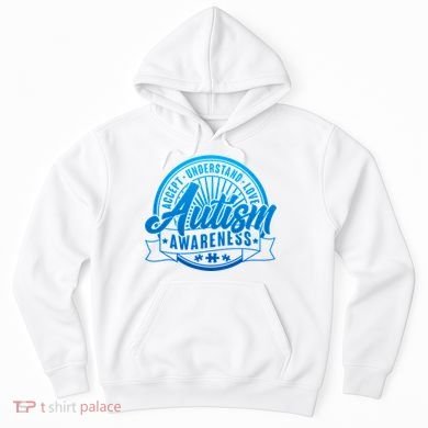 Accept Understand Love  Autism Blue Imprint Hoodie