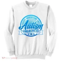 Accept Understand Love  Autism Blue Imprint Sweatshirt thumb 0