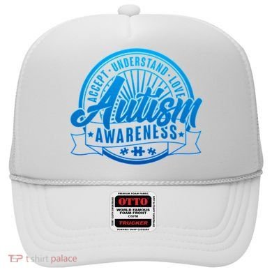 Accept Understand Love  Autism Blue Imprint Hat