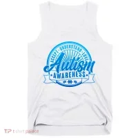 Accept Understand Love  Autism Blue Imprint Tank Top thumb 0