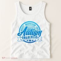 Accept Understand Love  Autism Blue Imprint Tank Top thumb 2