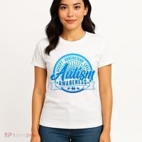 Accept Understand Love  Autism Blue Imprint Women's T-Shirt thumb 4