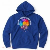 Accept Understand Love Autism Flower Puzzle Pieces Hoodie thumb 0
