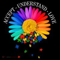 Accept Understand Love Autism Sunflower Apron thumb 3