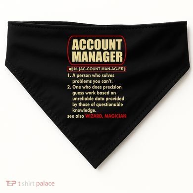 Account Manager Dictionary Definition Term USA-Made Doggie Bandana