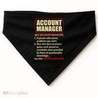 Account Manager Dictionary Definition Term USA-Made Doggie Bandana thumb 0
