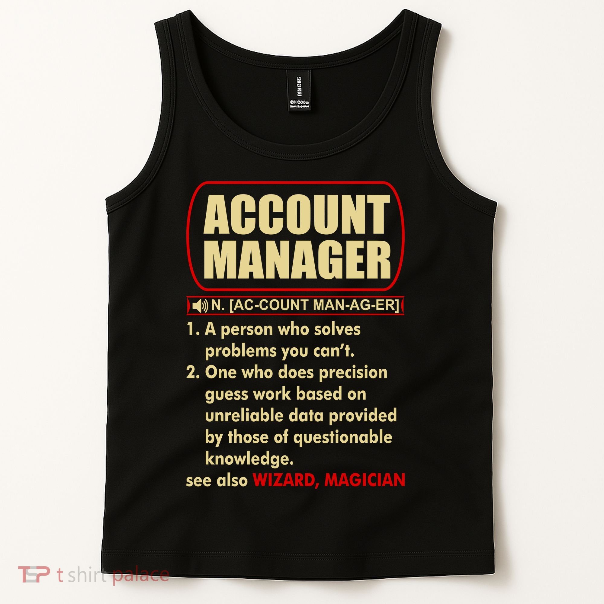 Account Manager Dictionary Definition Term Tank Top
