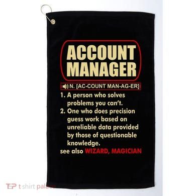 Account Manager Dictionary Definition Term Golf Towel