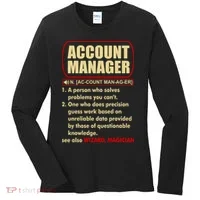 Account Manager Dictionary Definition Term Women's Long Sleeve Shirt thumb 0