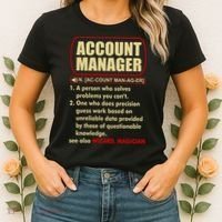 Account Manager Dictionary Definition Term Women's T-Shirt thumb 2