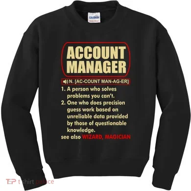 Account Manager Dictionary Definition Term Kids Sweatshirt