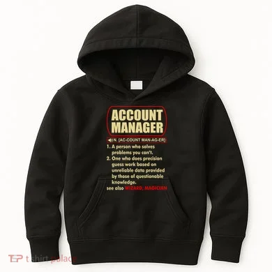 Account Manager Dictionary Definition Term Kids Hoodie