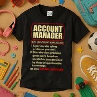 Account Manager Dictionary Definition Term Kids T-Shirt thumb 3