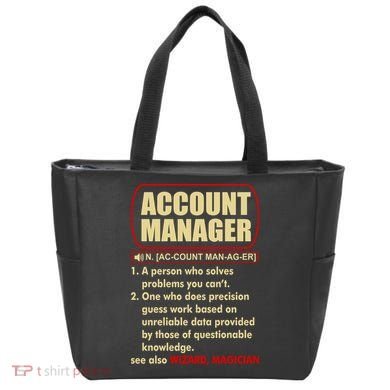 Account Manager Dictionary Definition Term Tote Bag