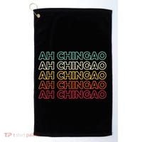 Ah Chingao Dichos En EspañOl Chistosos Hispanic Dad Mexican Golf Towel thumb 0