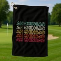 Ah Chingao Dichos En EspañOl Chistosos Hispanic Dad Mexican Golf Towel thumb 1