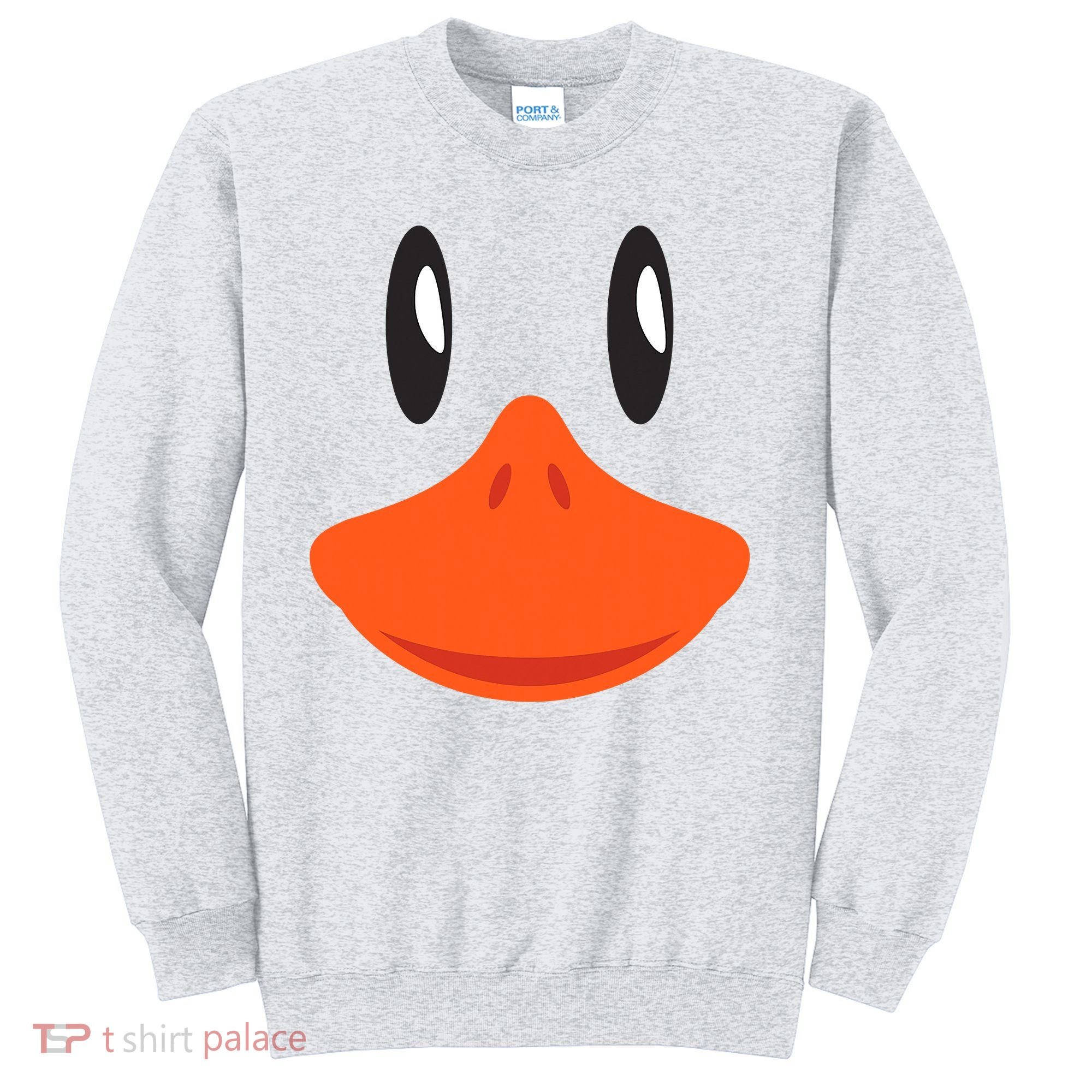 Awesome Cute Duck Face Halloween Costume Sweatshirt
