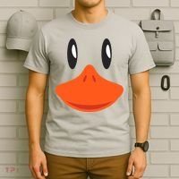 Awesome Cute Duck Face Halloween Costume T-Shirt thumb 6