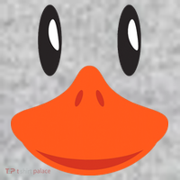 Awesome Cute Duck Face Halloween Costume T-Shirt thumb 7