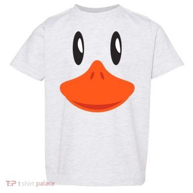 Awesome Cute Duck Face Halloween Costume Toddler T-Shirt
