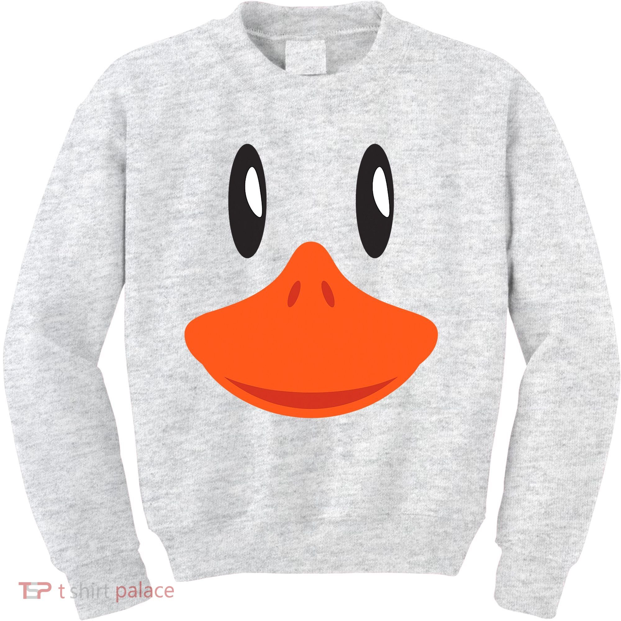 Awesome Cute Duck Face Halloween Costume Kids Sweatshirt