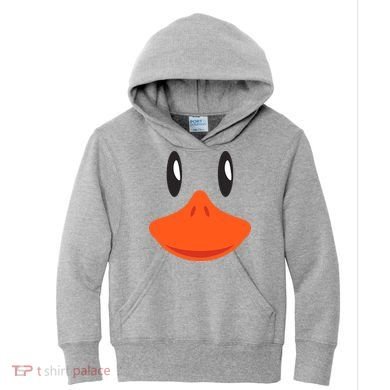 Awesome Cute Duck Face Halloween Costume Kids Hoodie