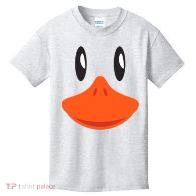 Awesome Cute Duck Face Halloween Costume Kids T-Shirt