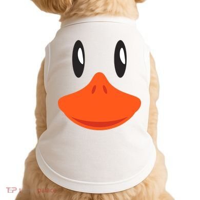 Awesome Cute Duck Face Halloween Costume Doggie Tank