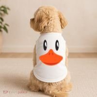 Awesome Cute Duck Face Halloween Costume Doggie Tank thumb 2