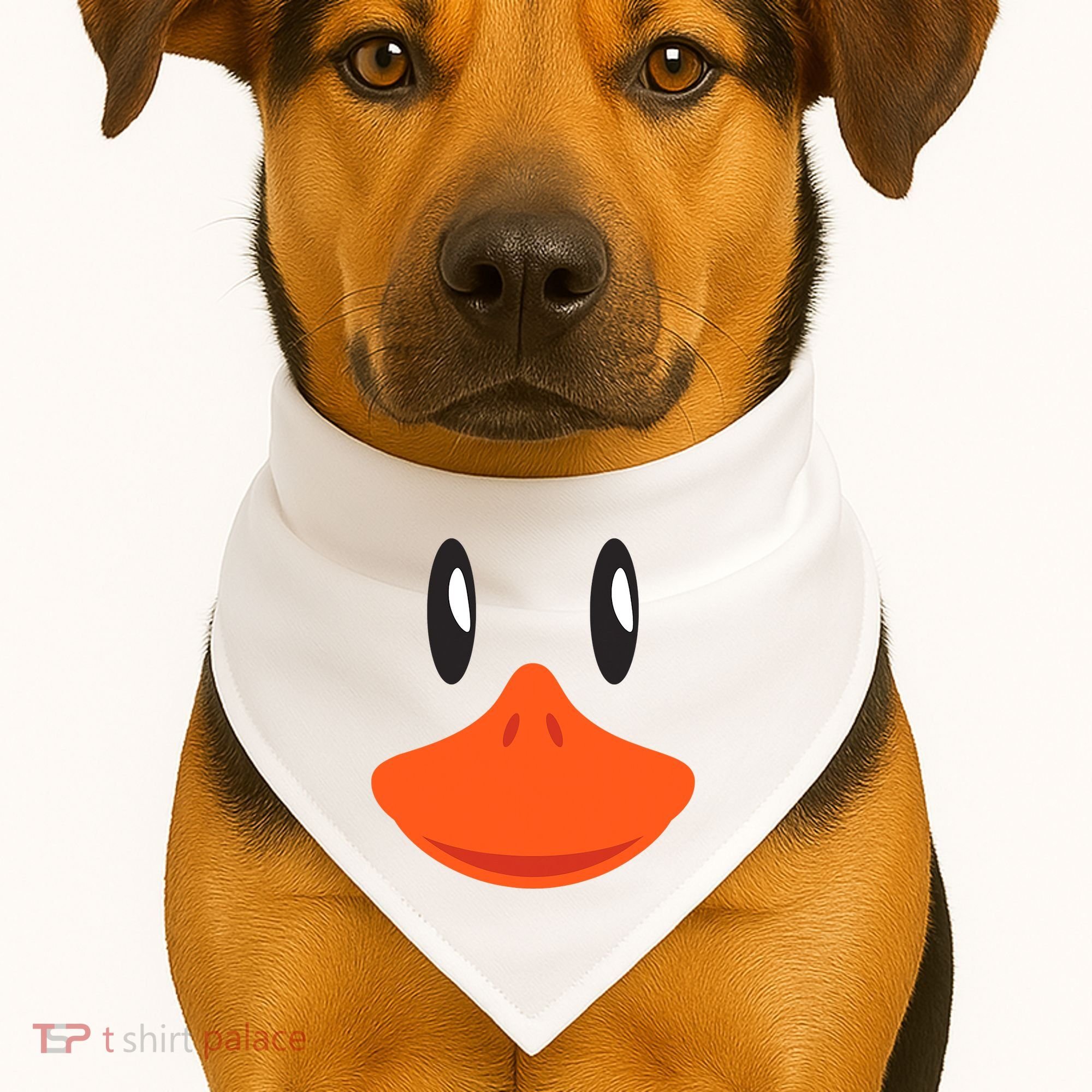 Awesome Cute Duck Face Halloween Costume USA-Made Doggie Bandana