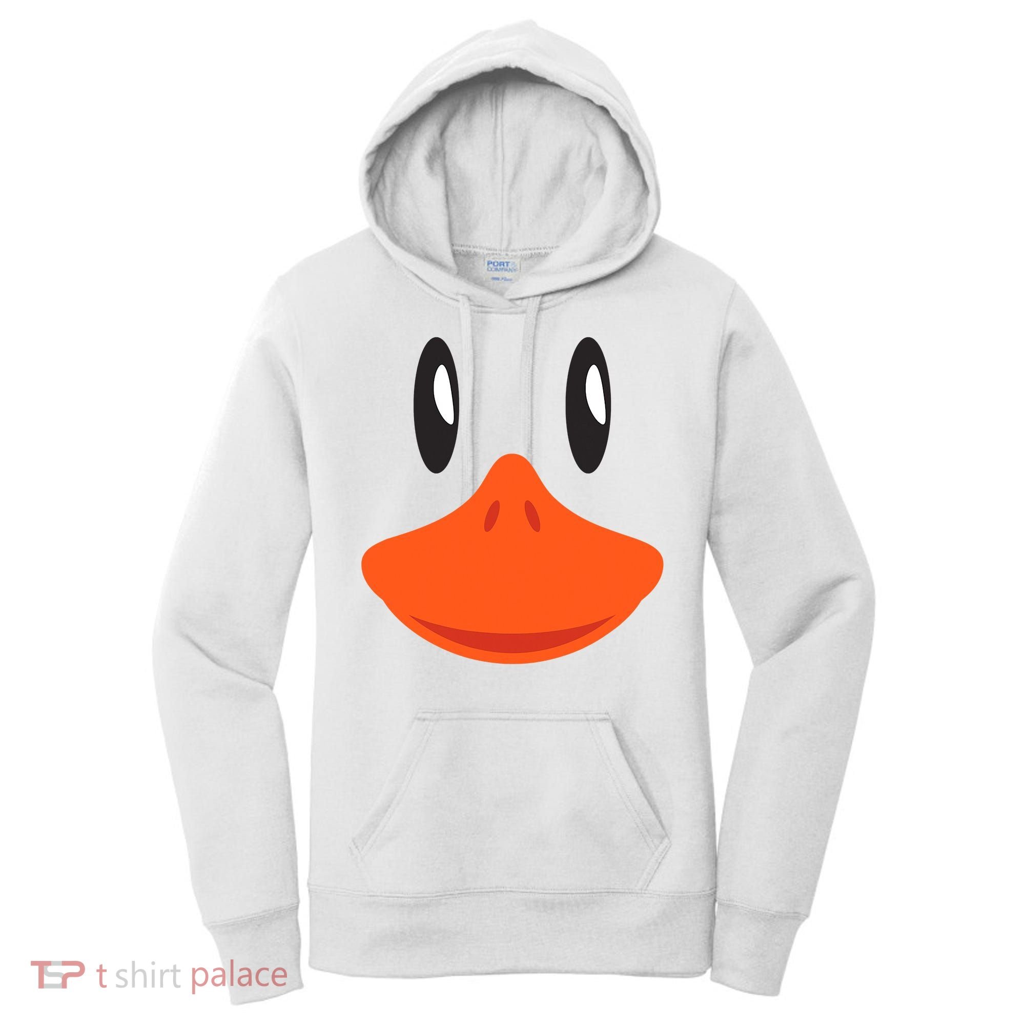 Awesome Cute Duck Face Halloween Costume Women's Hoodie