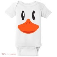 Awesome Cute Duck Face Halloween Costume Baby Bodysuit thumb 0