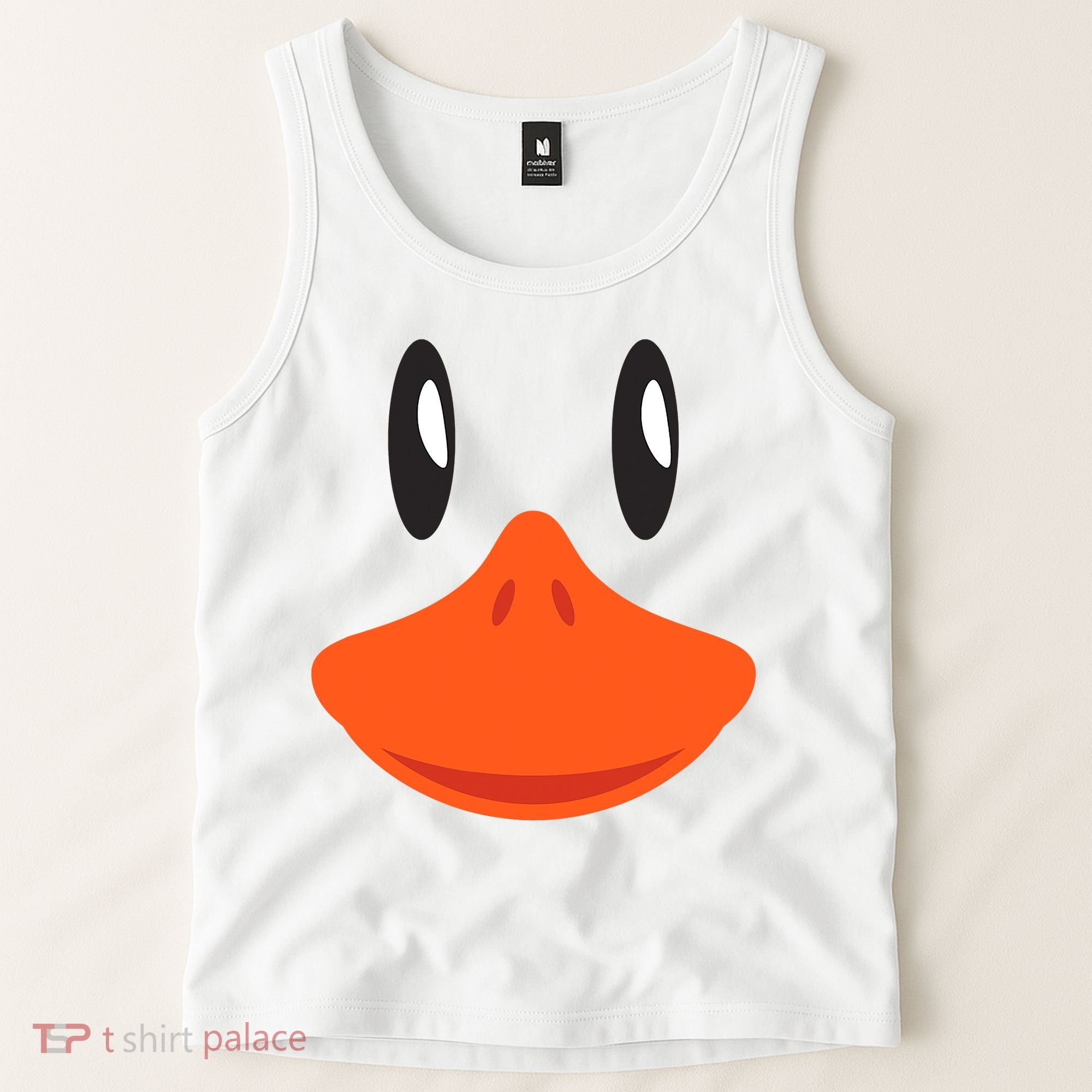 Awesome Cute Duck Face Halloween Costume Tank Top