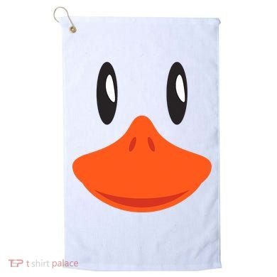 Awesome Cute Duck Face Halloween Costume Golf Towel