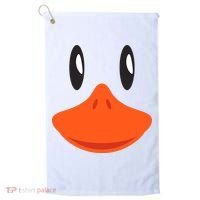 Awesome Cute Duck Face Halloween Costume Golf Towel thumb 0