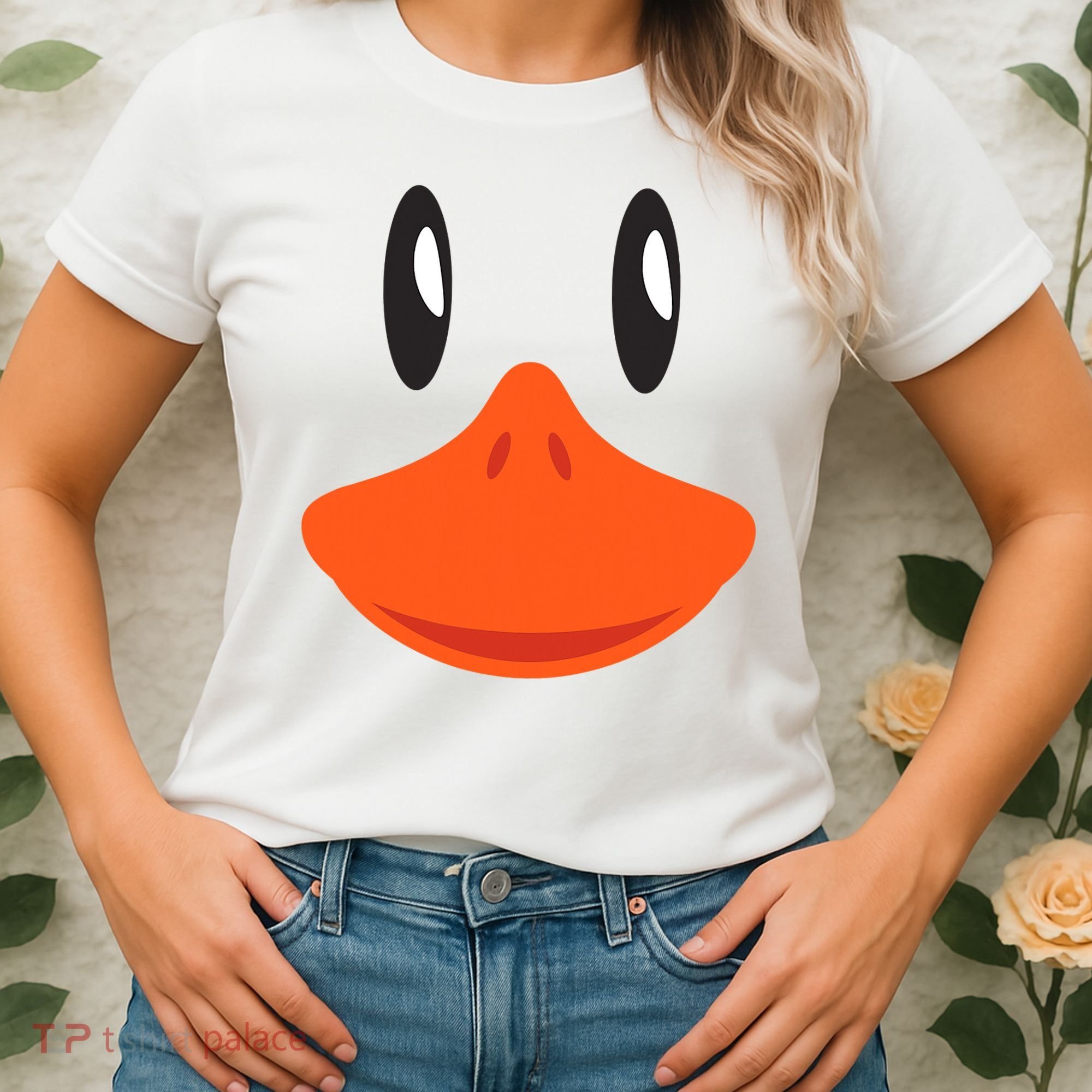 Awesome Cute Duck Face Halloween Costume Women's T-Shirt