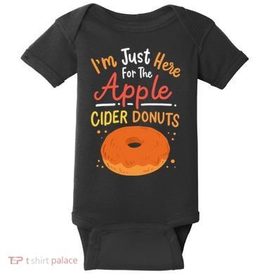 Apple Cider Donuts Apple Picking Baby Bodysuit