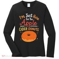Apple Cider Donuts Apple Picking Women's Long Sleeve Shirt thumb 0