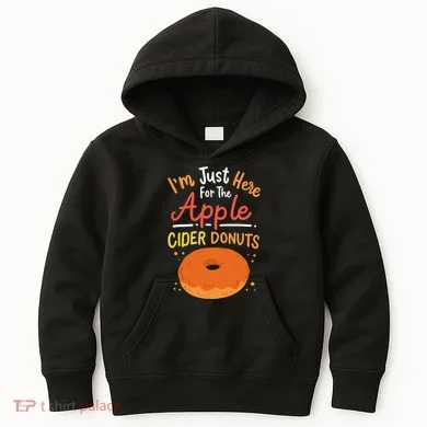 Apple Cider Donuts Apple Picking Kids Hoodie