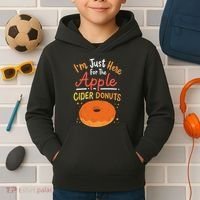 Apple Cider Donuts Apple Picking Kids Hoodie thumb 2