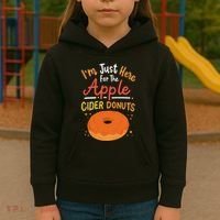 Apple Cider Donuts Apple Picking Kids Hoodie thumb 3