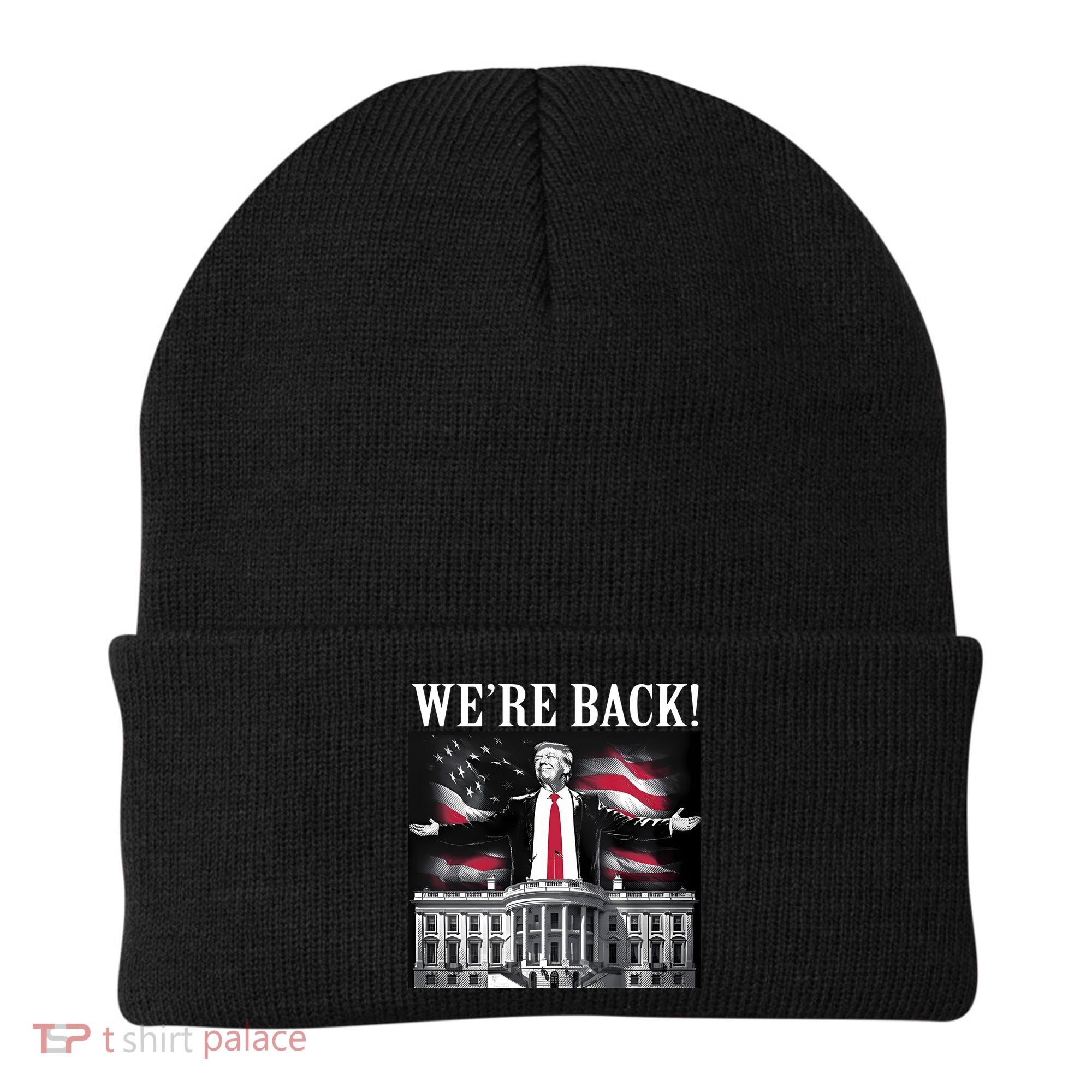 Adam Calhoun Donald Trump WeRe Back Beanie