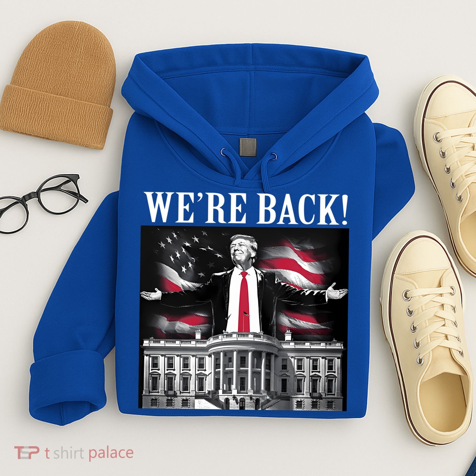 Adam Calhoun Donald Trump WeRe Back Hoodie