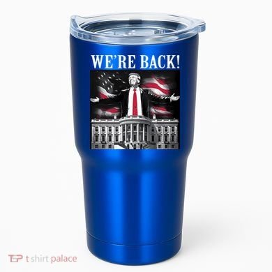 Adam Calhoun Donald Trump WeRe Back Tumbler